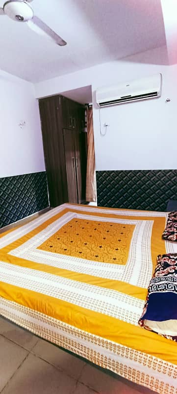 B-17 Two-Room Flat Is Available, Very Well Furnished, If You Want It, Please Contact Us.