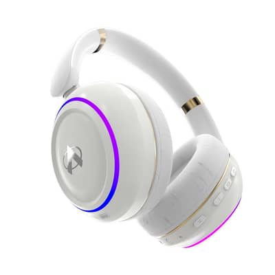 Audionic Headphones White Hammer Used One Week Only