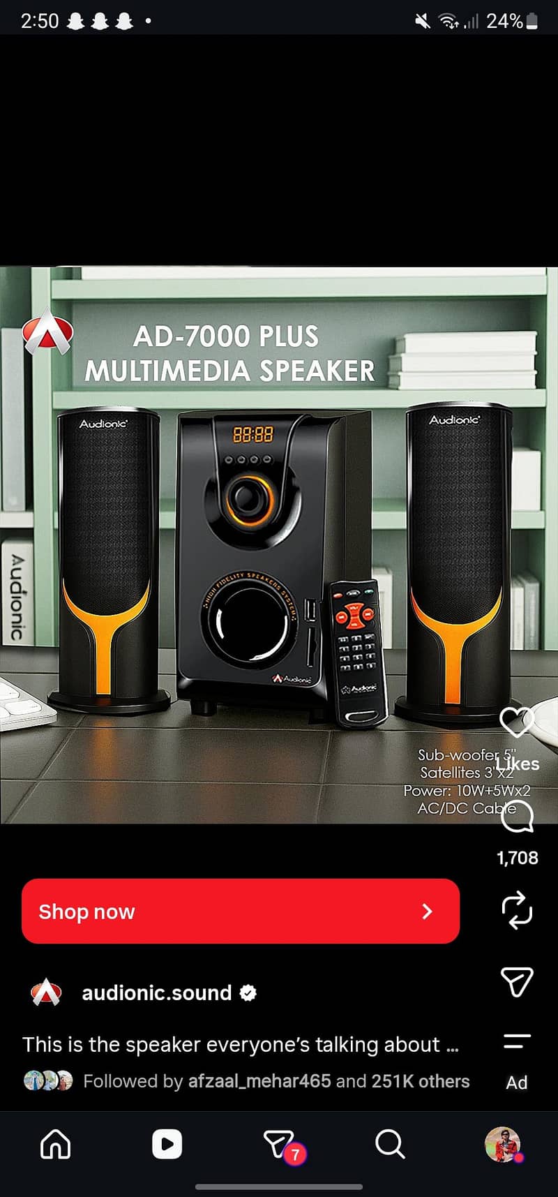 audionic speakr 0