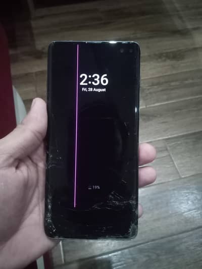 Samsung Mobile S10 Plus patch urgent sale pics ma dekh la sub