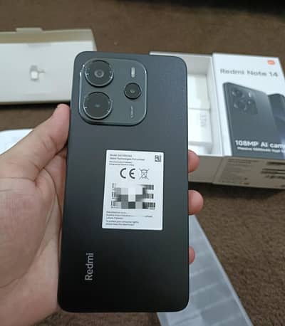 Redmi Note 14 8+4/256gb With Complete Box