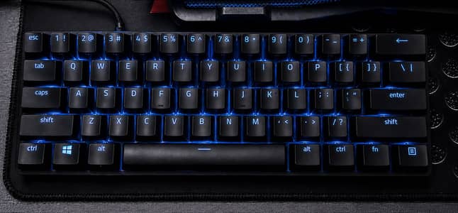 Razer Huntsman Mini 60% Mechanical Gaming Keyboard – Red Switches