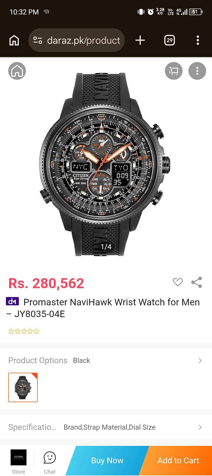 Citizen Promaster Navihawk 4