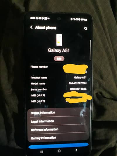 Samsung Mobile A51 03184173002