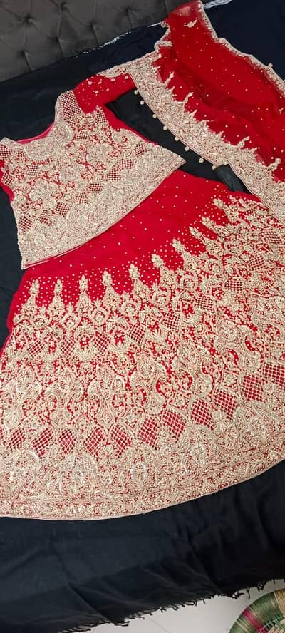 Red kurti lehnga