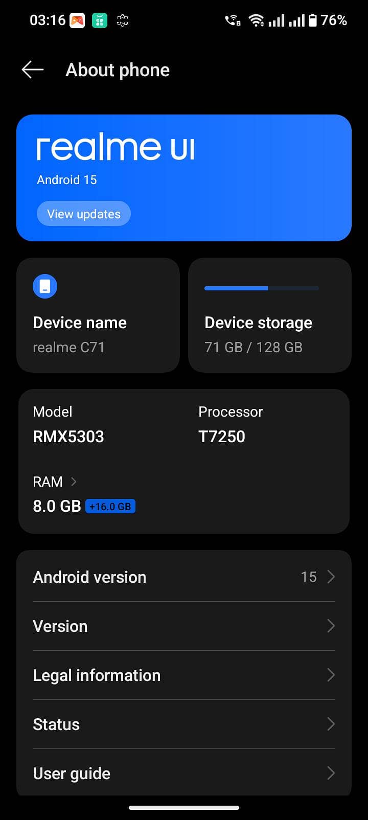 Realme C71 6