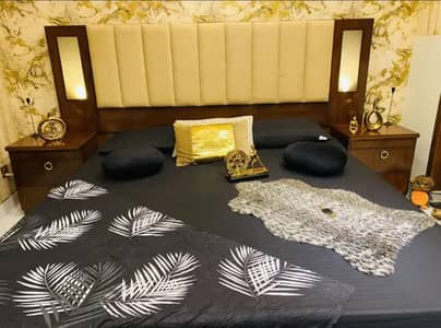 Luxury King Size Bed Set With Mattress Just Like New Urgent Sale