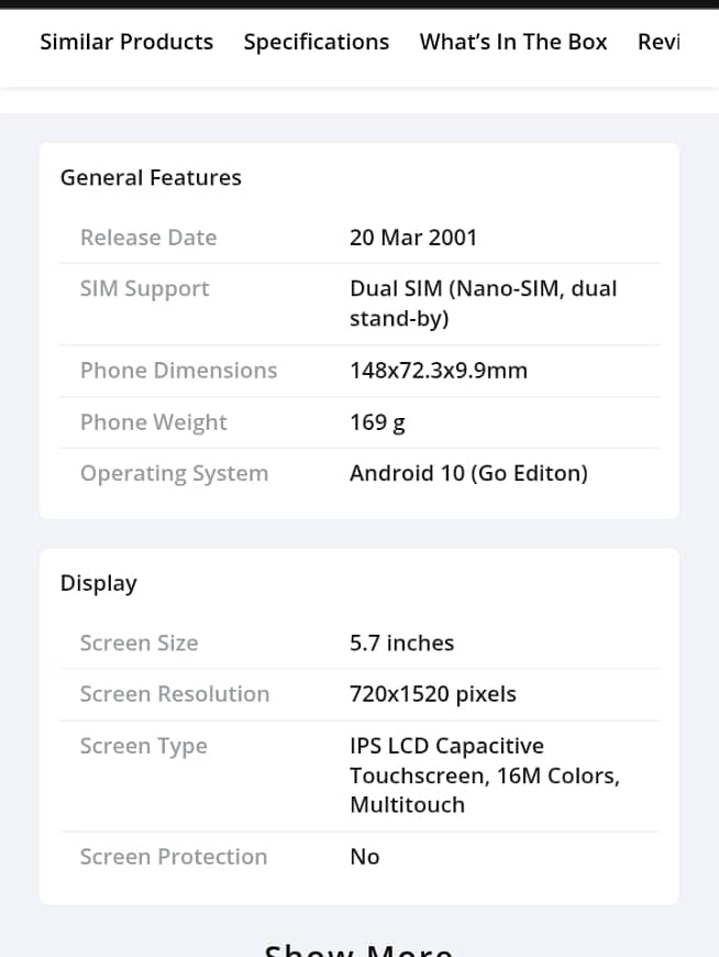 Itel A26 0