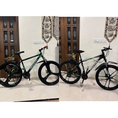 2 bicycles in 26 size