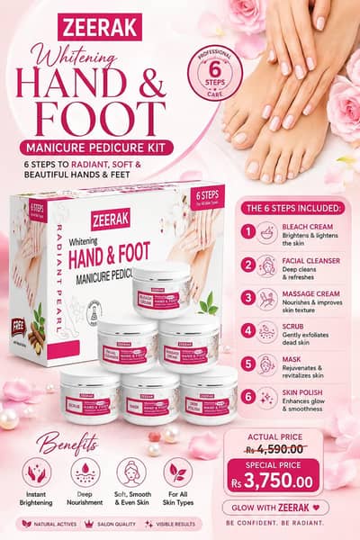 Zeerak Hand & foot WHiTENING facial kit