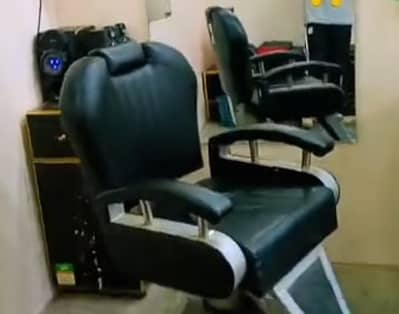 two saloon chairs for sale good condition only 6 month used