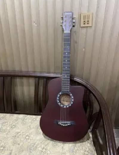 Brown color guitar