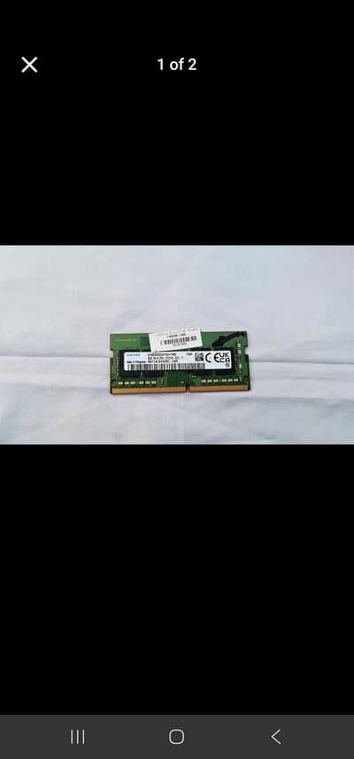 8GB ram ddr4 with 256GB nvme card for laptop