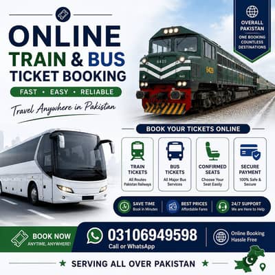 online booking train and buss