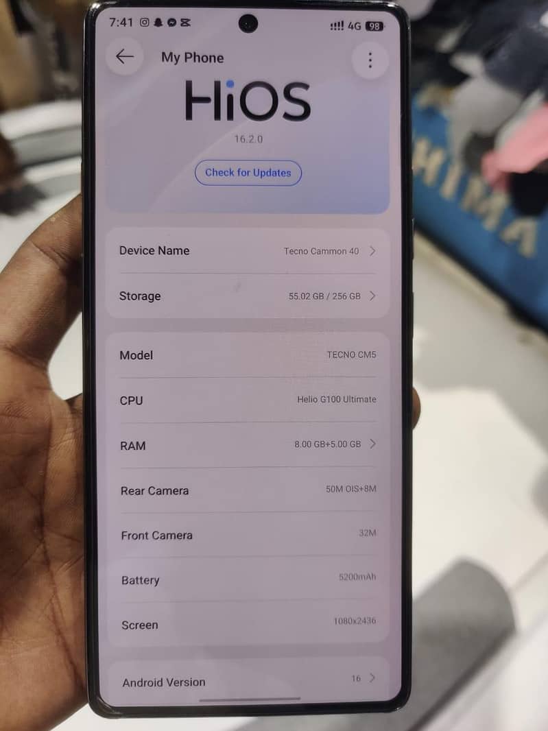 Tecno CAMON 40 1