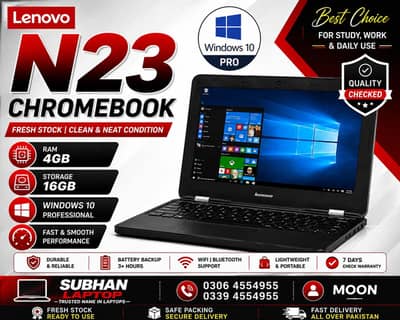 Lenovo N23 Chromebook | 4GB RAM | 16GB SSD | Windows 10 Pro