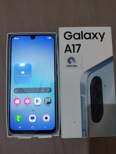 New Samsung A17 256gb 7 months warranty left