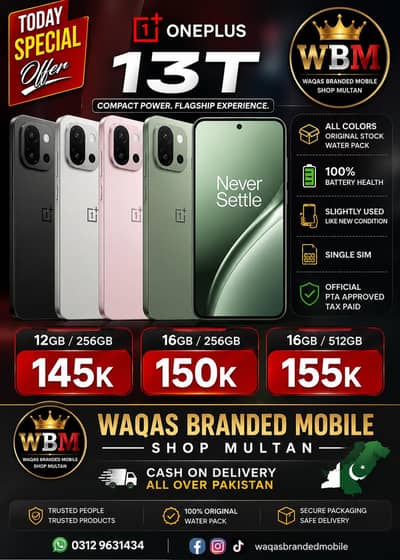 ONEPLUS Ace5, Ace 5pro, 13t 13s OnePlus 15,12,11,10T,10pro,9pro,9