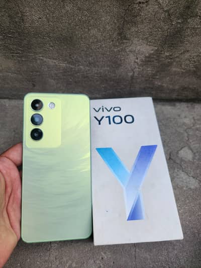 Vivo Y100 (8+8/256gb) with box and charger.    200 300 400 500
