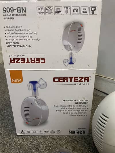Certeza NB-605 Compressor Nebulizer & Medicare facial steamer