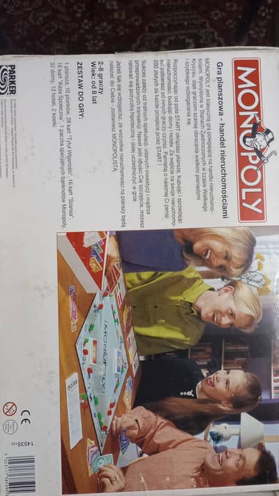 Vintage 1996 Original Parker Brothers Monopoly — Rare Polish Edition