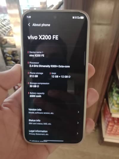 Vivo X200 Fe