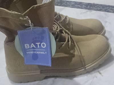 Pure Leather Bato Tactical Boot | Hunting | Hiking