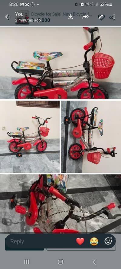 bay cycle for children. 03209495793