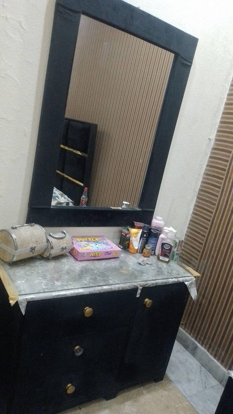 double bed two side table and one dressing 1