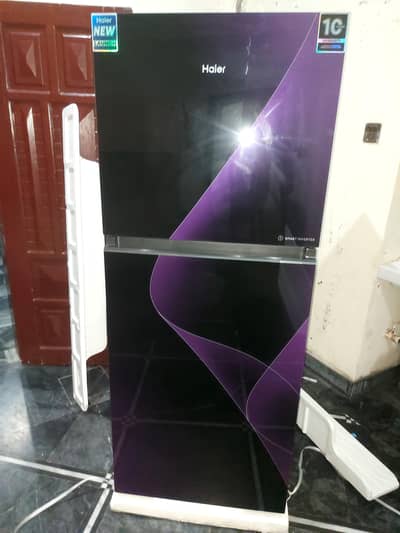 haier smart inverter refrigerator large size brand new 10/10