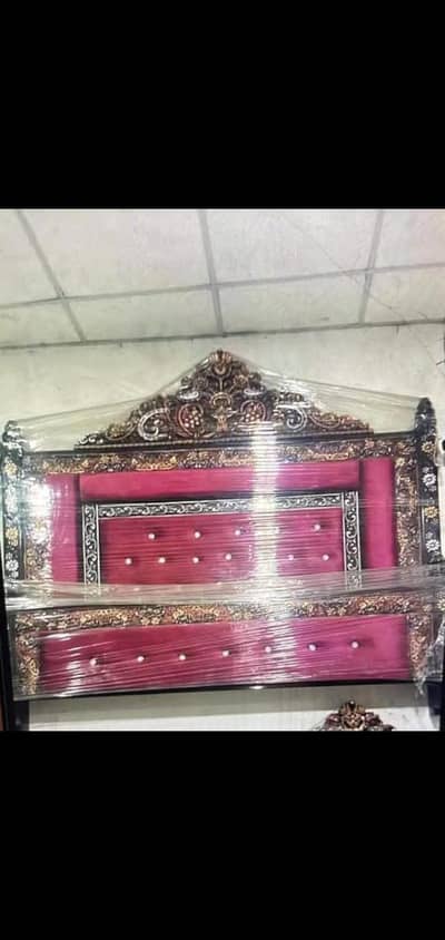 iron king size bed