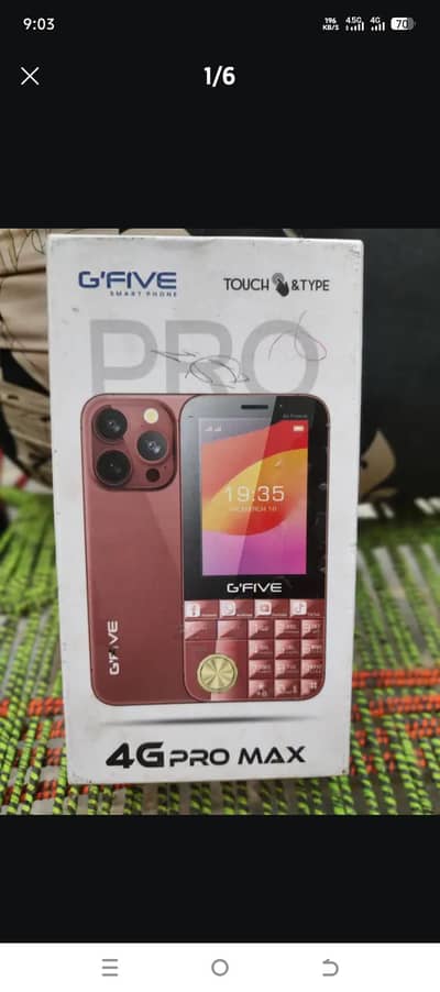 G'Five 4G Pro Max Touch & Type Hotspot wifi 2/16 with Box