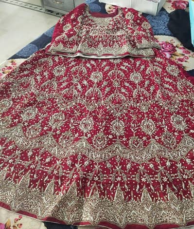 Beautiful bridle Red lehnga used 1 time