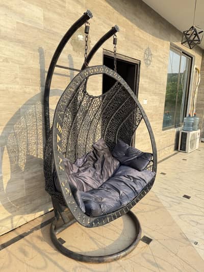 double seater swing chair jhola with cushions
