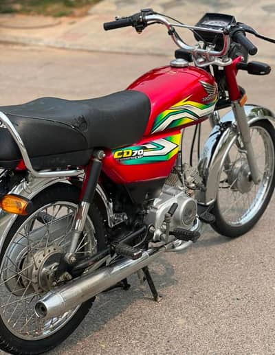 Honda cd70 2023 model Islamabad number