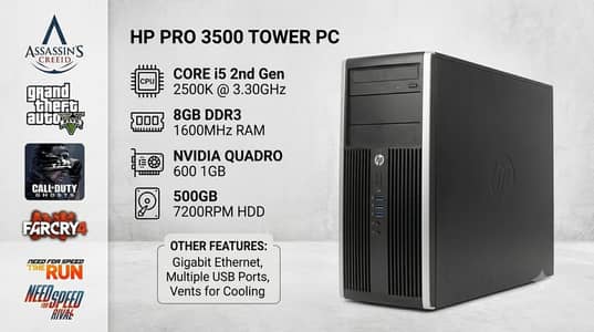Hp corei5 2nd gen gaming pc