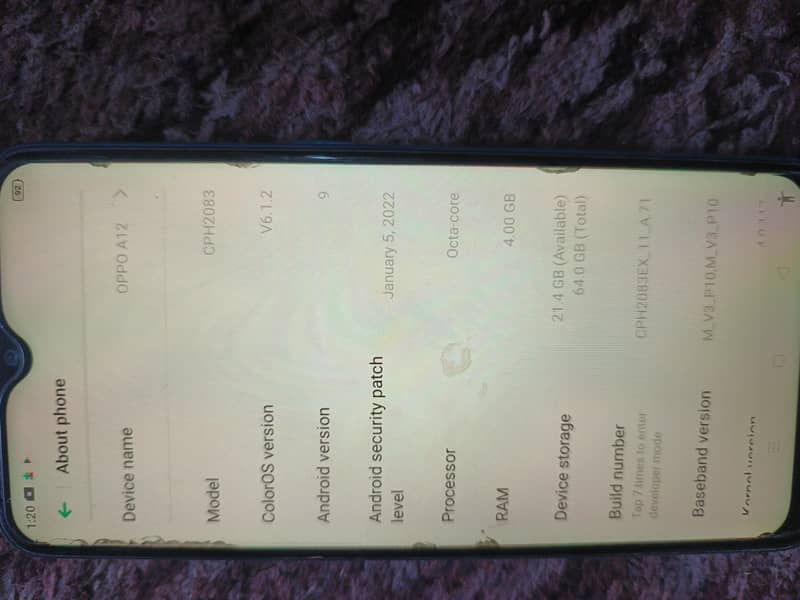 OPPO A12 3