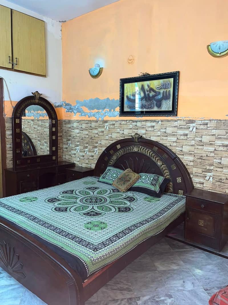 solid wood bed set 0