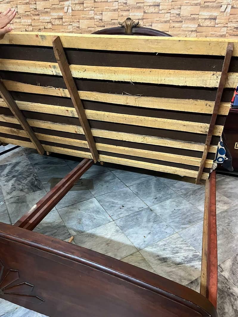 solid wood bed set 4