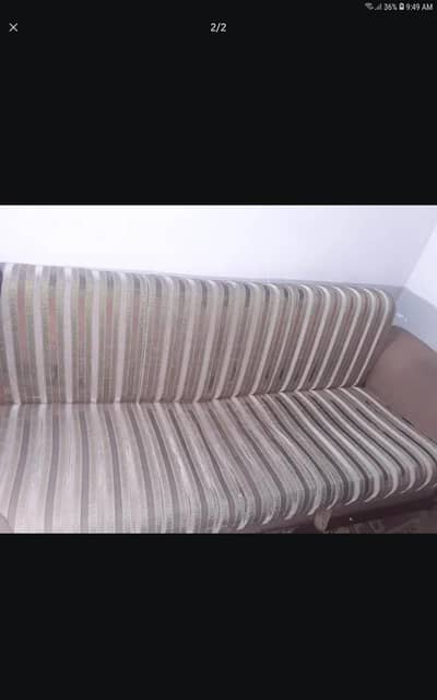 3 seater sofa combed