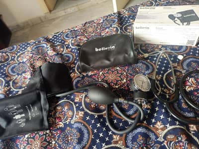 (Believia Original) Blood pressure Machine Manual Full Set stethoscope