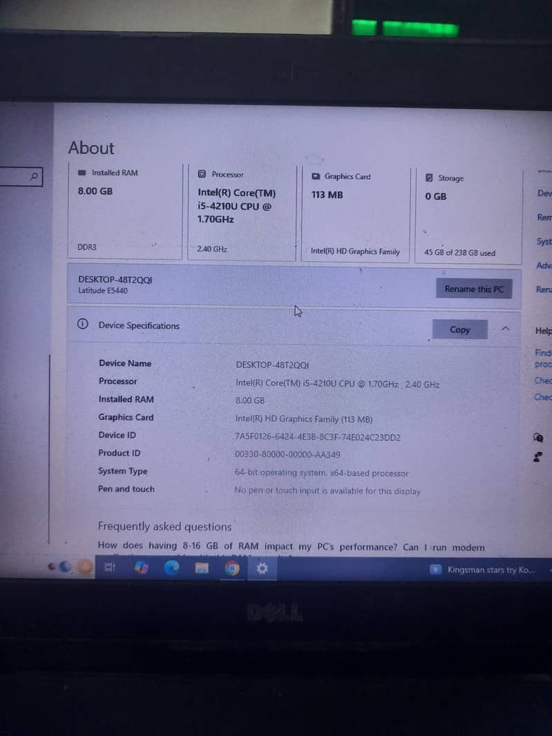 Dell Latitude E5440 2