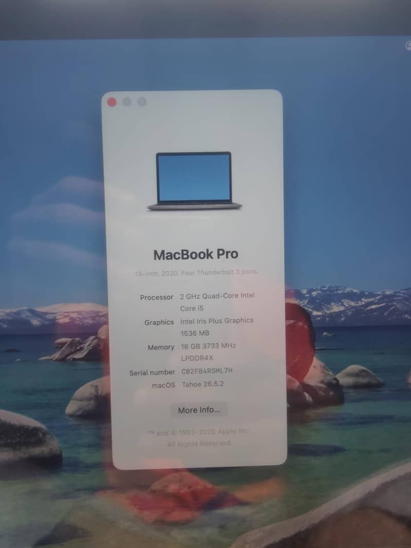 MacBook Pro 2020 5