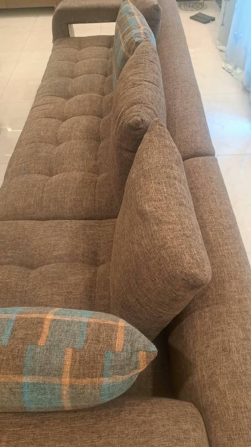 L shape sofa in good condition 11