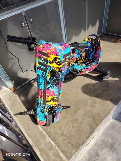"Color-ful Electric Drift Scooter for Kids. "
