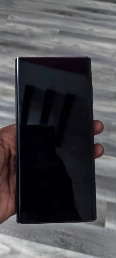 The Samsung Galaxy S22 Ultra is available for sale. The phone is in ex