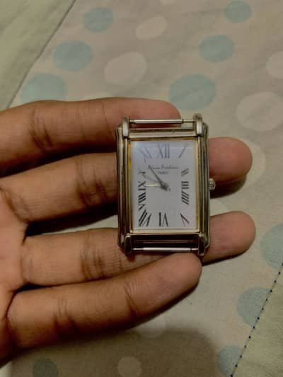 Alain Frederic Paris Mens Curved Tank Watch. antique watch antique-item