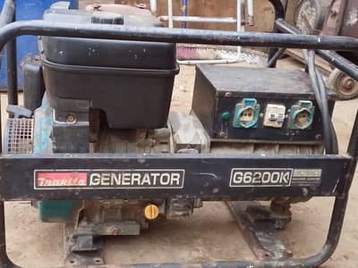 Makita generator,  6.2 kva,  made in Japan