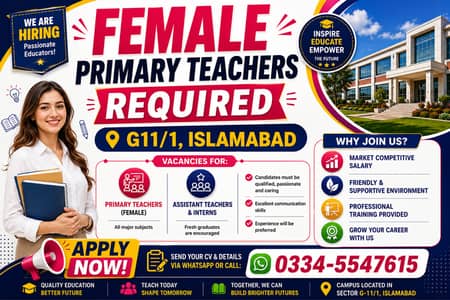 Primary Teacher – Female