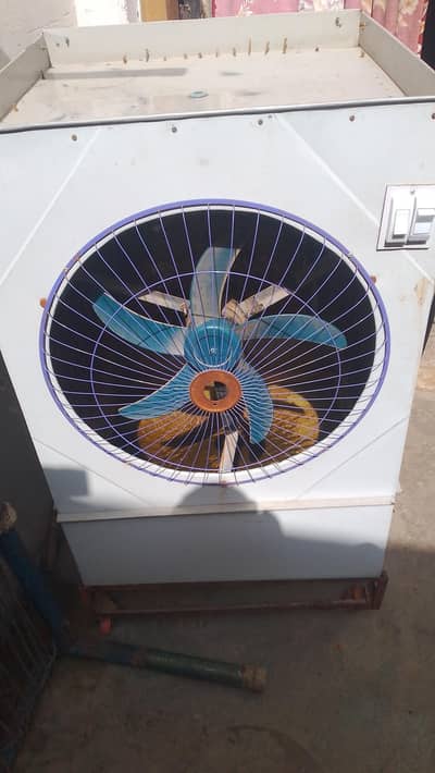 air cooler with high speed DC motor iron body